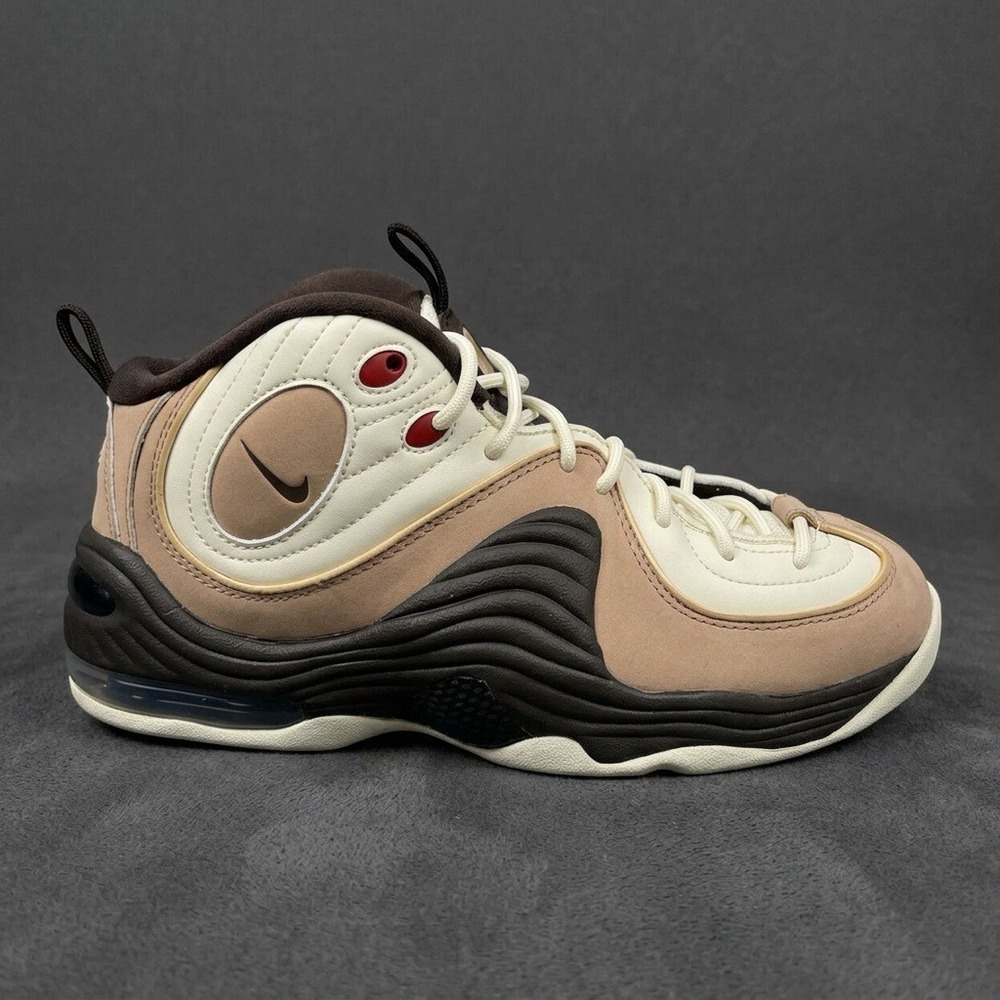 Nike Air Penny 2 Baroque Brown Coconut Milk Hemp Men's Size 8.5 NWOB FB8885-100